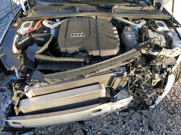 2022 Audi A4 Sedan S line Premium Plus with VIN WAUEAAF48NA008266, listed as a Copart auction lot 86819614 with 0 mi miles and Salvage Title. Bid and sale history available at carsss.com. Image 11.