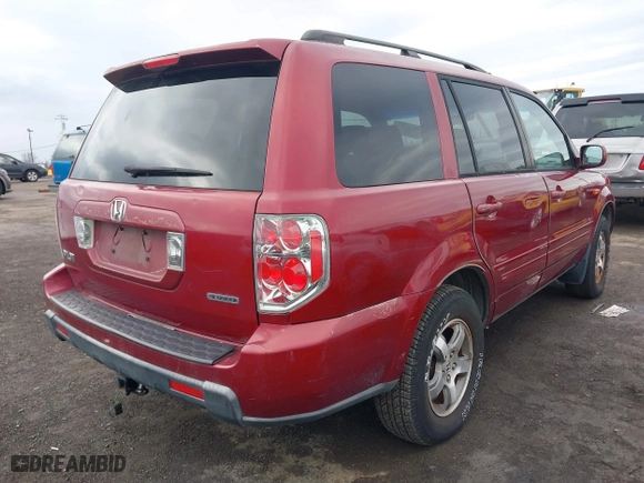 2006 Honda Pilot EX-L with RES with VIN 5FNYF18626B022642, listed as a IAAI auction lot 41115722 with 283,756 mi miles. Bid and sale history available at carsss.com. Image 4.