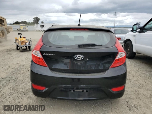 2015 Hyundai Accent GS with VIN KMHCT5AEXFU222568, listed as a Copart auction lot 54870675 with 118,914 mi miles and Clean Title. Bid and sale history available at carsss.com. Image 6.