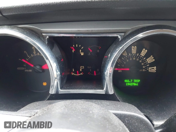 2009 Ford Mustang with VIN 1ZVHT80N595134357, listed as a IAAI auction lot 41603794 with 194,270 mi miles and . Bid and sale history available at carsss.com. Image 7.