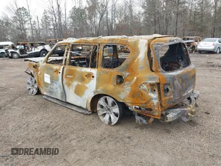 2018 Nissan Armada Platinum with VIN JN8AY2NF6J9330202, listed as a IAAI auction lot 41797308 with 1 mi miles. Bid and sale history available at carsss.com. Image 3.