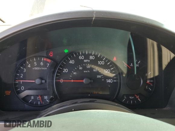 2005 Nissan Titan SE with VIN 1N6AA07A75N511728, listed as a Copart auction lot 42618055 with 113,210 mi miles and Salvage Title. Bid and sale history available at DreamBid. Image 9.