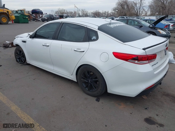 2017 Kia Optima LX with VIN 5XXGT4L32HG171992, listed as a IAAI auction lot 41477494 with 119,415 mi miles. Bid and sale history available at carsss.com. Image 3.