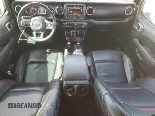 2018 Jeep Wrangler Unlimited Rubicon with VIN 1C4HJXFN6JW203324, listed as a Copart auction lot 47960635 with 80,383 mi miles and Salvage title. Bid and sale history available at DreamBid. Image 8.
