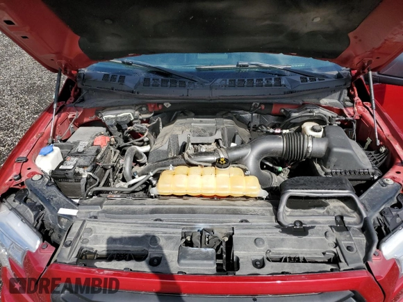2017 Ford F-150 XL with VIN 1FTEW1EP4HKE01681, listed as a Copart auction lot 57532195 with 95,882 mi miles and Salvage title. Bid and sale history available at DreamBid. Image 11.