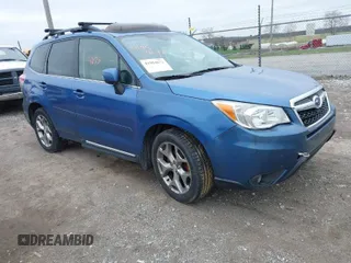 2015 Subaru Forester 2.5i Touring with VIN JF2SJAWC9FH415634, listed as a IAAI auction lot 41954673 with 140,507 mi miles. Bid and sale history available at carsss.com. Image 1.