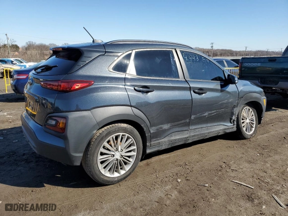 2018 Hyundai Kona SEL with VIN KM8K22AA6JU165241, listed as a Copart auction lot 45511665 with 62,275 mi miles and Salvage Title. Bid and sale history available at carsss.com. Image 3.