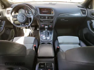 2016 Audi SQ5 Premium Plus with VIN WA1CCAFP0GA045162, listed as a Copart auction lot 49728185 with 163,582 mi miles and Clean Title. Bid and sale history available at carsss.com. Image 8.