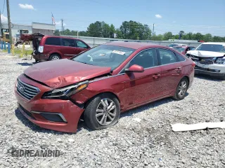 2016 Hyundai Sonata SE z VIN 5NPE24AF7GH265411, wystawiony jako Copart lot #59287864 z przebiegiem 77 308 mil mil oraz Szkoda całkowita • Salvage title. Historia ofert i sprzedaży dostępna na DreamBid. Obrazek 1.