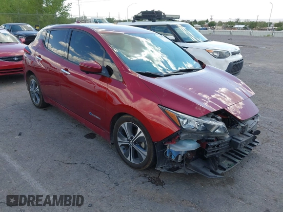 2019 Nissan LEAF SV z VIN 1N4AZ1CP7KC303423, wystawiony jako IAAI lot #42217532 z przebiegiem 67 992 mil mil oraz . Historia ofert i sprzedaży dostępna na DreamBid. Obrazek 1.