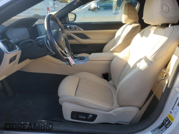 2022 BMW 4 Series 430i xDrive with VIN WBA73AP08NCH76285, listed as a Copart auction lot 85559554 with 25,366 mi miles and Salvage Title. Bid and sale history available at DreamBid. Image 7.