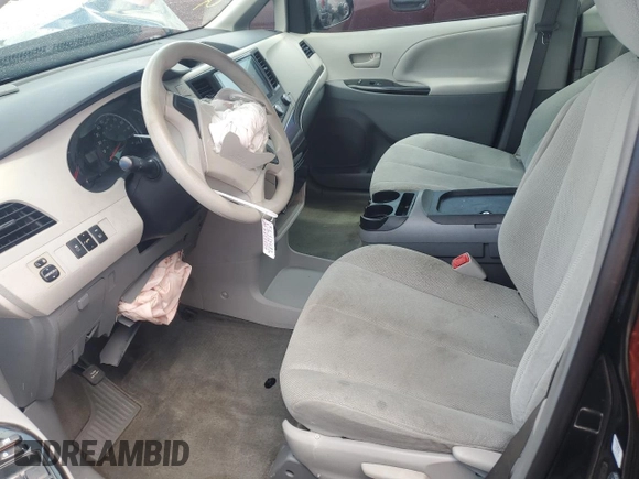 2014 Toyota Sienna L with VIN 5TDZK3DC8ES504985, listed as a Copart auction lot 56174035 with 185,955 mi miles and Salvage title. Bid and sale history available at DreamBid. Image 7.