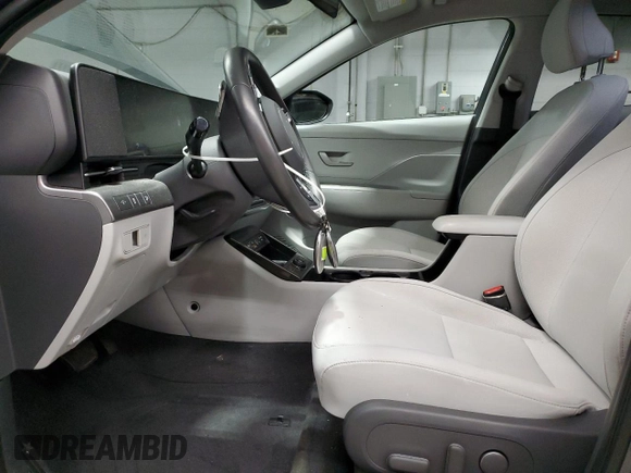 2024 Hyundai Kona SEL with VIN KM8HC3AB3RU138337, listed as a Copart auction lot 50745135 with 9,455 mi miles and Salvage Title. Bid and sale history available at DreamBid. Image 7.