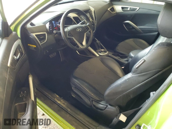 2012 Hyundai Veloster w/Black Int с VIN KMHTC6AD4CU044035, выставлен на аукционе Copart как лот 58576475 с пробегом 100 667 миль миль и Списание • Salvage title. История ставок и продаж доступна на DreamBid. Изображение 8.