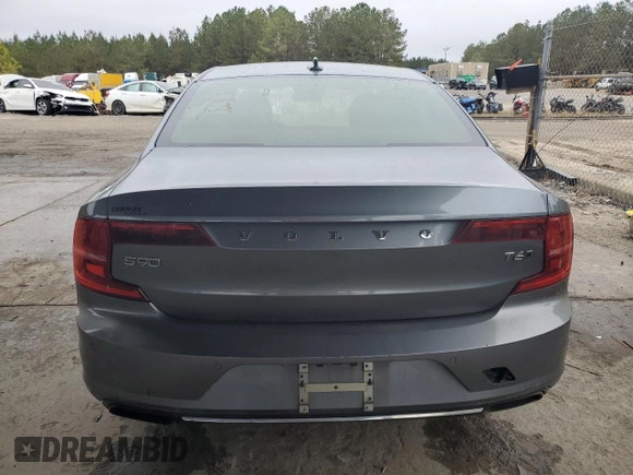 2017 Volvo S90 Momentum with VIN YV1A22MK7H1016668, listed as a Copart auction lot 80563854 with 157,575 mi miles and Clean Title. Bid and sale history available at carsss.com. Image 6.