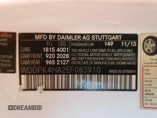 2014 Mercedes-Benz SLK-Class SLK 250 with VIN WDDPK4HA2EF083910, listed as a Copart auction lot 39800793 with 20,441 mi miles and Clean Title. Bid and sale history available at carsss.com. Image 12.