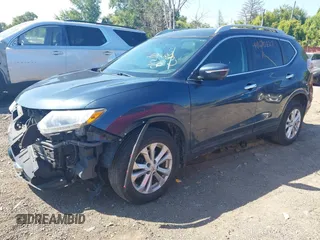 2015 Nissan Rogue SL with VIN 5N1AT2MV1FC852888, listed as a IAAI auction lot 40270127 with 132,354 mi miles and . Bid and sale history available at carsss.com. Image 2.