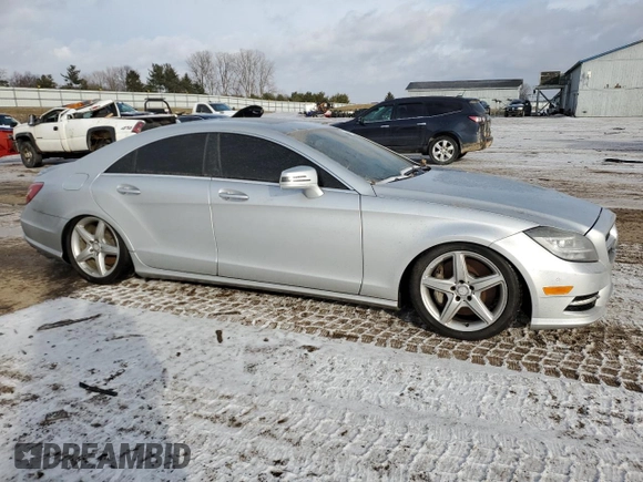 2013 Mercedes-Benz CLS-Class CLS 550 with VIN WDDLJ9BB5DA058463, listed as a Copart auction lot 44557725 with 191,561 mi miles and Clean Title. Bid and sale history available at carsss.com. Image 4.
