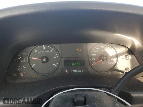 2005 Ford F-250 XL with VIN 1FTNF21535ED28632, listed as a Copart auction lot 47777775 with 136,555 mi miles and Clean title. Bid and sale history available at DreamBid. Image 9.