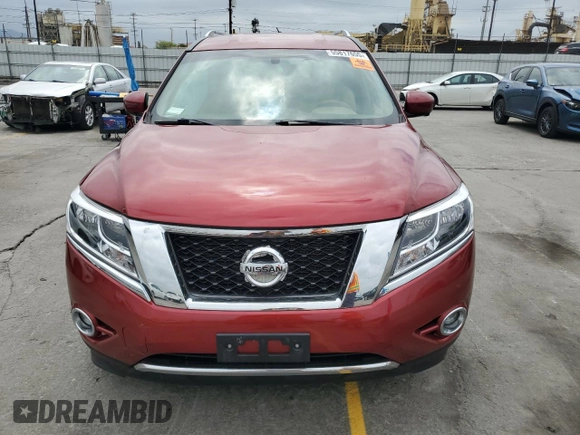 2015 Nissan Pathfinder SL with VIN 5N1AR2MN7FC640690, listed as a Copart auction lot 55817655 with 116,718 mi miles and Salvage title. Bid and sale history available at DreamBid. Image 5.