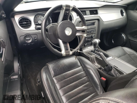 2010 Ford Mustang V6 with VIN 1ZVBP8AN3A5112855, listed as a Copart auction lot 49824275 with 161,778 mi miles and Salvage Title. Bid and sale history available at DreamBid. Image 8.