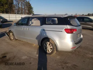 2015 Kia Sedona L with VIN KNDMA5C11F6049410, listed as a Copart auction lot 46272755 with 86,340 mi miles and Salvage Title. Bid and sale history available at carsss.com. Image 2.