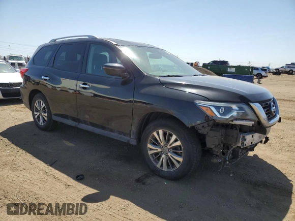 2019 Nissan Pathfinder Platinum with VIN 5N1DR2MM6KC623412, listed as a Copart auction lot 52782235 with 100,151 mi miles and Salvage title. Bid and sale history available at DreamBid. Image 4.