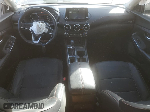2024 Nissan Sentra SR with VIN 3N1AB8DV6RY321386, listed as a Copart auction lot 49306245 with 10,747 mi miles and Salvage title. Bid and sale history available at DreamBid. Image 8.
