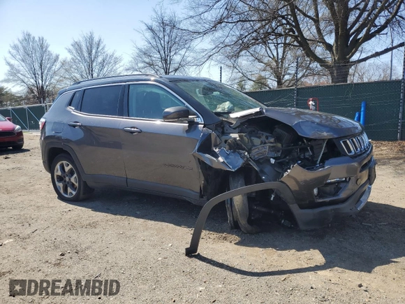 2020 Jeep Compass Limited с VIN 3C4NJDCB1LT196075, выставлен на аукционе Copart как лот 51287945 с пробегом 96 827 миль миль и Списание • Salvage title. История ставок и продаж доступна на DreamBid. Изображение 4.