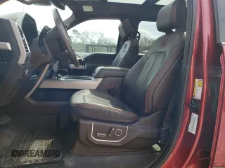2017 Ford Super Duty F-250 SRW Lariat with VIN 1FT7W2BT8HEC44977, listed as a Copart auction lot 47296205 with 38,015 mi miles and Salvage Title. Bid and sale history available at carsss.com. Image 7.