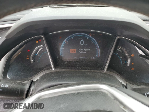 2019 Honda Civic Sedan EX with VIN JHMFC1F30KX008519, listed as a Copart auction lot 51636025 with 42,218 mi miles and Salvage Title. Bid and sale history available at carsss.com. Image 9.