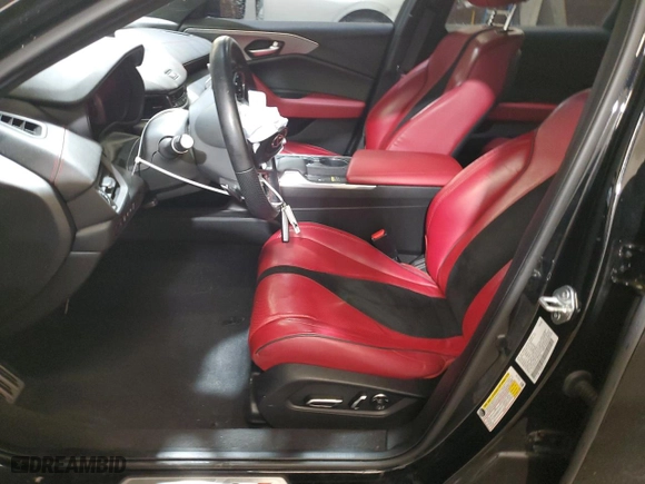 2022 Acura TLX Type S w/Performance Tire with VIN 19UUB7F9XNA001248, listed as a Copart auction lot 77235344 with 31,551 mi miles and Salvage Title. Bid and sale history available at carsss.com. Image 7.