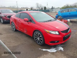 2012 Honda Civic Cpe Si with VIN 2HGFG4A51CH709383, listed as a IAAI auction lot 42005780 with 196,958 mi miles. Bid and sale history available at carsss.com. Image 1.