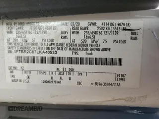 2020 Ford Transit Cargo with VIN 1FTBR2C87LKA40533, listed as a Copart auction lot 78714254 with 71,417 mi miles and Salvage Title. Bid and sale history available at carsss.com. Image 15.