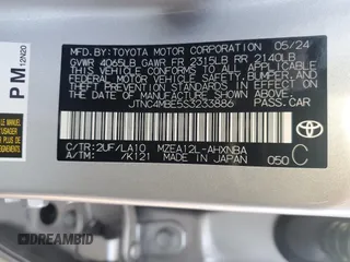 2025 Toyota Corolla Hatchback XSE with VIN JTNC4MBE5S3233886, listed as a Copart auction lot 75910214 with 743 mi miles and Salvage Title. Bid and sale history available at carsss.com. Image 12.