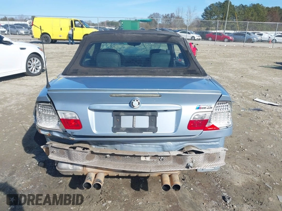 2002 BMW 3 Series M3 with VIN WBSBR934X2EX23550, listed as a IAAI auction lot 41321304 with 273,926 mi miles. Bid and sale history available at carsss.com. Image 17.
