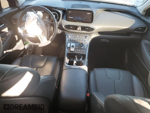 2021 Hyundai Santa Fe Limited with VIN 5NMS4DAL2MH349745, listed as a Copart auction lot 89108145 with 50,417 mi miles and Salvage Title. Bid and sale history available at carsss.com. Image 8.
