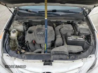 2013 Hyundai Sonata GLS with VIN 5NPEB4AC4DH572472, listed as a Copart auction lot 80131574 with 192,927 mi miles and Salvage Title. Bid and sale history available at carsss.com. Image 12.