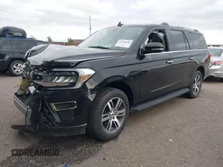 2024 Ford Expedition Max Limited с VIN 1FMJK2A83REA47162, выставлен на аукционе IAAI как лот 42416938 с пробегом 46 252 миль миль и . История ставок и продаж доступна на DreamBid. Изображение 2.