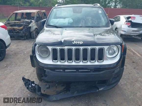 2018 Jeep Renegade Limited with VIN ZACCJBDBXJPH00377, listed as a IAAI auction lot 42391226 with 84,523 mi miles and . Bid and sale history available at DreamBid. Image 12.