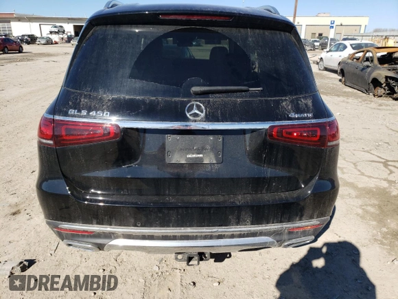 2021 Mercedes-Benz GLS with VIN 4JGFF5KE9MA402996, listed as a Copart auction lot 40803303 with 19,559 mi miles. Bid and sale history available at carsss.com. Image 6.