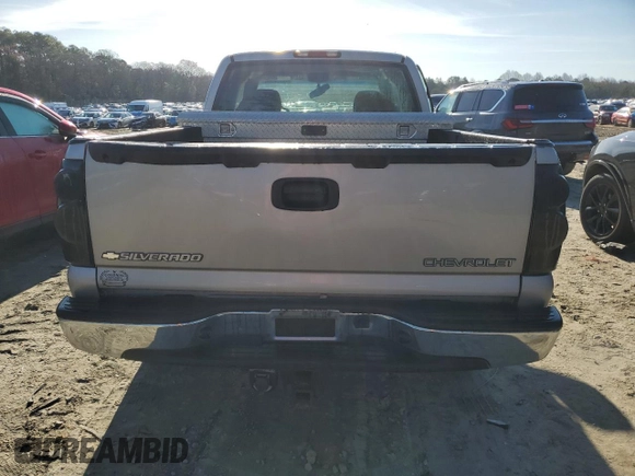 2004 Chevrolet Silverado 1500 Z71 with VIN 1GCEK19T34E322434, listed as a Copart auction lot 46658885 with 184,337 mi miles and Salvage Title. Bid and sale history available at DreamBid. Image 6.