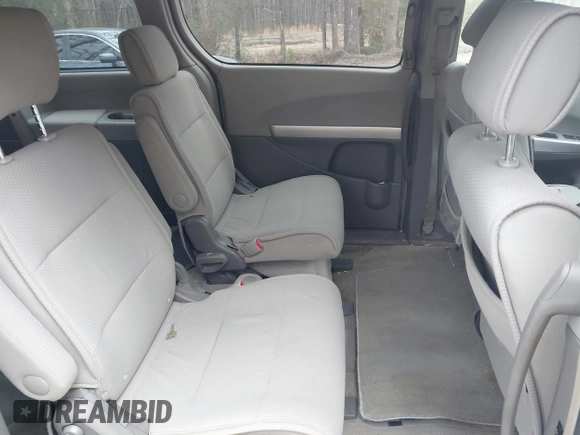 2009 Nissan Quest SL with VIN 5N1BV28U59N105982, listed as a IAAI auction lot 41795063 with 127,008 mi miles. Bid and sale history available at carsss.com. Image 8.