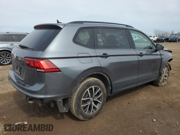 2021 Volkswagen Tiguan S with VIN 3VV1B7AX1MM012505, listed as a Copart auction lot 49625105 with 50,156 mi miles and Salvage Title. Bid and sale history available at DreamBid. Image 3.