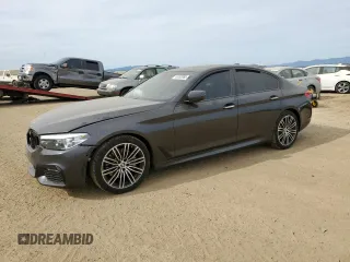 2018 BMW 5 Series 540i with VIN WBAJE5C59JWA92900, listed as a Copart auction lot 46360965 with 46,033 mi miles and Salvage Title. Bid and sale history available at carsss.com. Image 1.