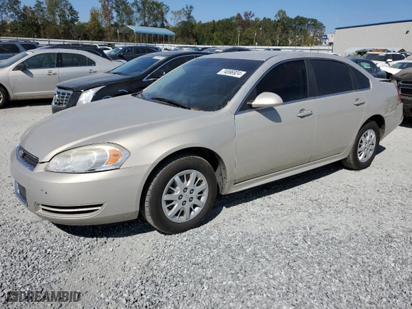 2010 Chevrolet Impala Police Police with VIN 2G1WD5EM8A1233498, listed as a Copart auction lot 74896924 with 143,852 mi miles and Salvage Title. Bid and sale history available at carsss.com. Image 1.