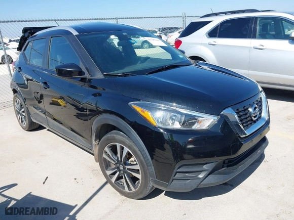 2019 Nissan Kicks S with VIN 3N1CP5CU6KL509670, listed as a IAAI auction lot 41787105 with 94,759 mi miles. Bid and sale history available at carsss.com. Image 1.