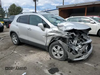 2020 Chevrolet Trax LT with VIN KL7CJLSB2LB009363, listed as a Copart auction lot 50605475 with 56,814 mi miles and Salvage Title. Bid and sale history available at DreamBid. Image 4.