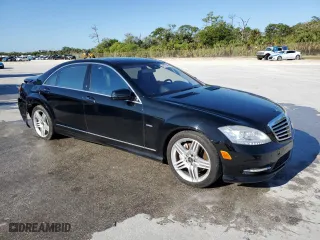 2012 Mercedes-Benz S-Class S 550 with VIN WDDNG7DB4CA472955, listed as a Copart auction lot 49275495 with 143,550 mi miles and Salvage Title. Bid and sale history available at carsss.com. Image 4.