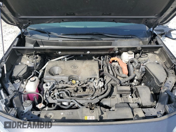 2022 Toyota RAV4 Hybrid SE with VIN JTM16RFVXNJ016590, listed as a Copart auction lot 56836825 with 55,091 mi miles and Salvage title. Bid and sale history available at DreamBid. Image 12.